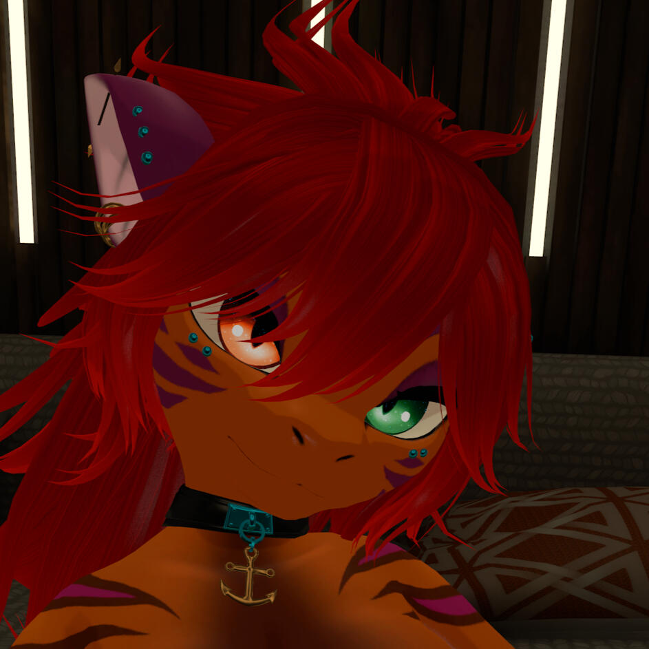 Profile Pic Mugshot of Vermilion in a snowy suburb.